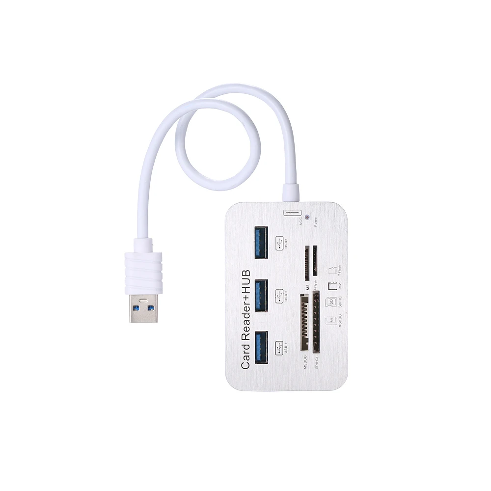 Все в одном кардридер USB 2 0 3 1 C Type USB3.1 концентратор с MS SD M2 TF для ПК|USB-хабы| |