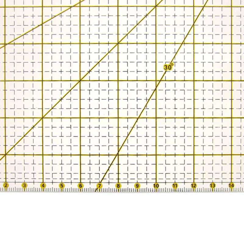 16*16 см выстегивающаяся линейка сетки линии разделочный коврик Ремесло карта