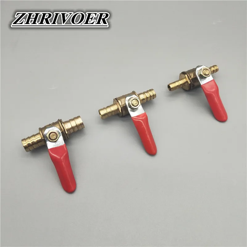 6 мм 12 встраиваемый латунный запорный шаровой клапан для шланга фитинги воды