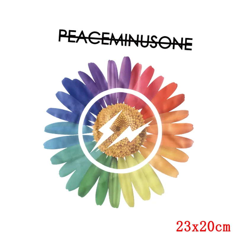 Мультяшная Термотрансферная наклейка Подсолнух луна термоэлемент железо для