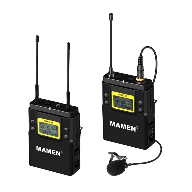 

Lavalier Microphone System Transmitter Receiver for Speaker Church Teaching