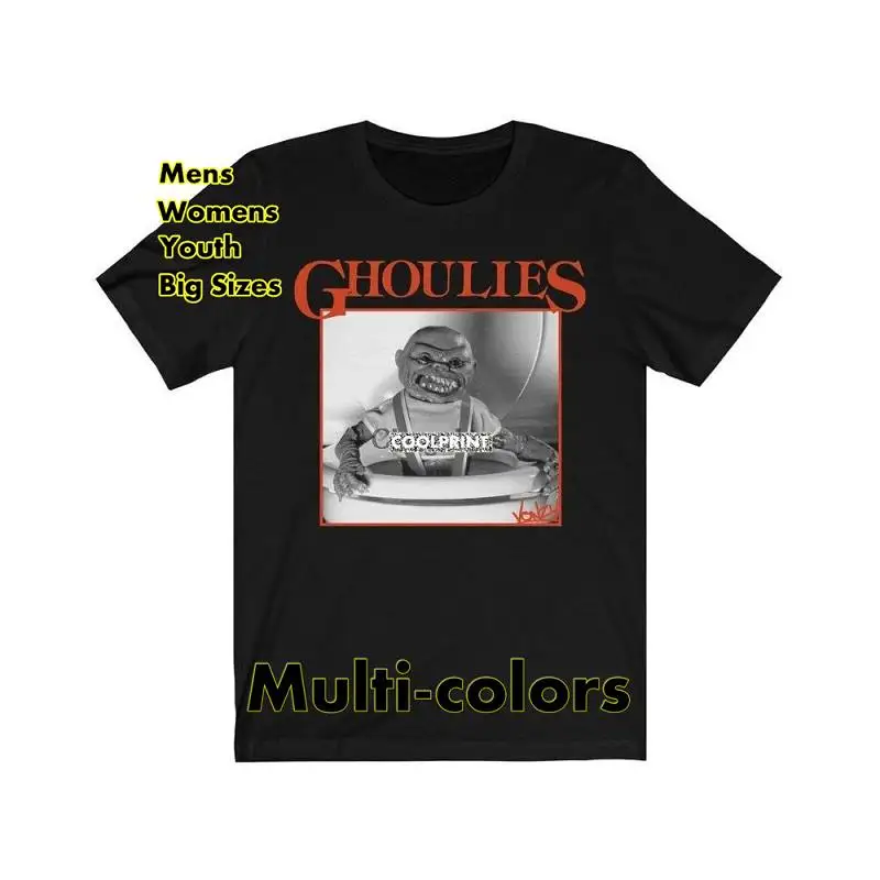 

Ghoulies ретро фильм футболка доступны во многих цветах футболки оверсайз Мужская мода Оригинальный графический рубашки