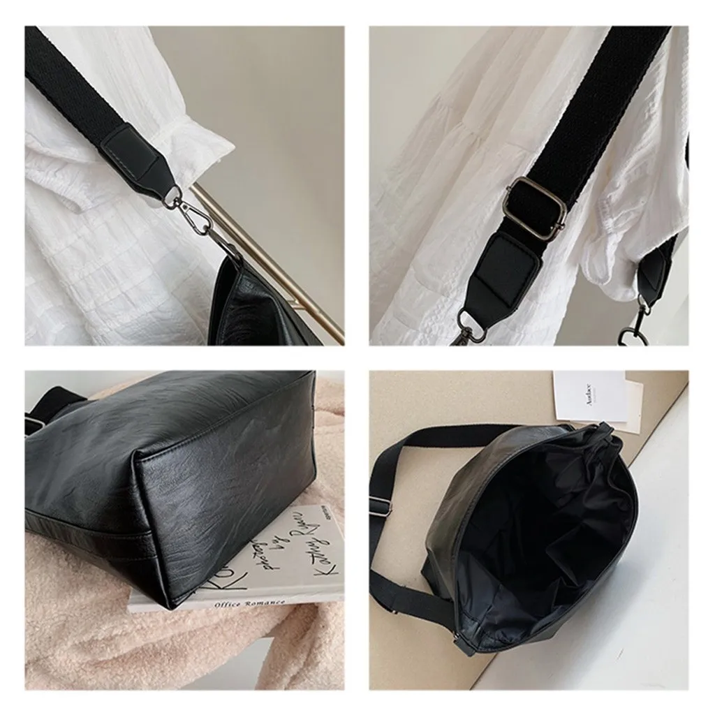 Вместительные женские сумки Lager из искусственной кожи 2019 простые наплечная