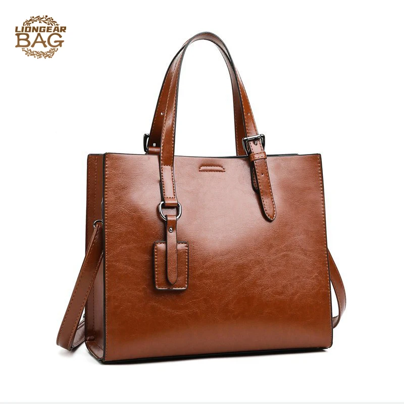 

Soft Leather Women Handbag Large Capacity Women Crossbody Bags Vintage Shoulder Bag Designer Brand Tote Bags for Women 2021 Sac