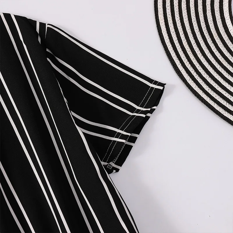 Женское свободное шифоновое платье ZQLZ повседневное плиссированное средней