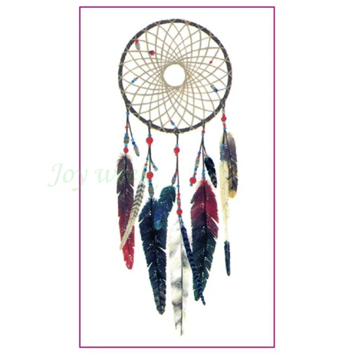 Водонепроницаемая Временная тату наклейка боди арт Ловец снов наклейки флэш