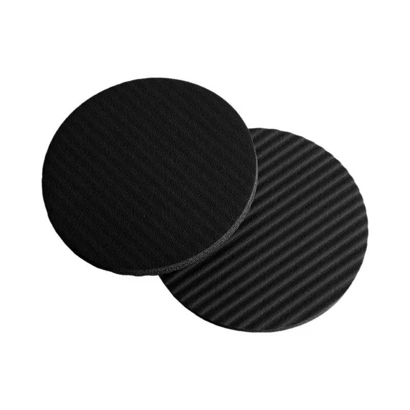 

RXBC 2pcs Flat Support Pad Elbow Knee Wrist Protection Yoga Fitness Nonslip Round Mat