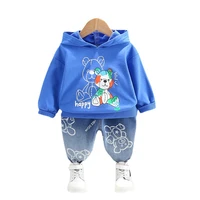 new spring autumn baby boys girls clothes children fashion cartoon hoodies pants 2pcsset toddler sports costume kids tracksuits
