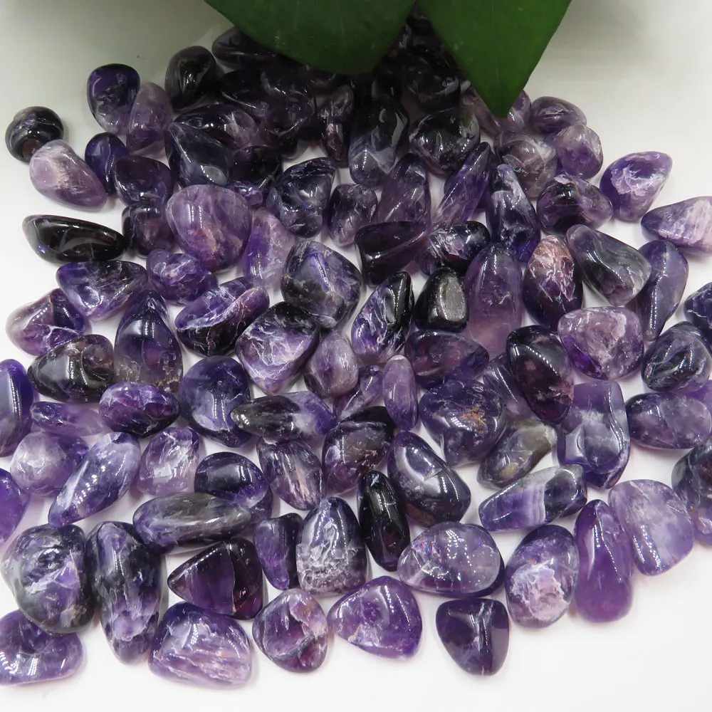 18 ~ 30 мм натуральный аметист обрушенный магнитный камень гравия бусины Чакра