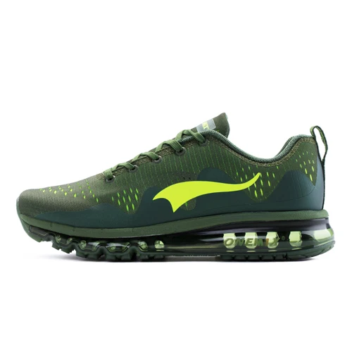 ONEMIX; zapatillas hombre Air; мужские кроссовки; классические кроссовки для бега; Уличная обувь; красивые тренды; спортивные кроссовки - Цвет: 1223 green