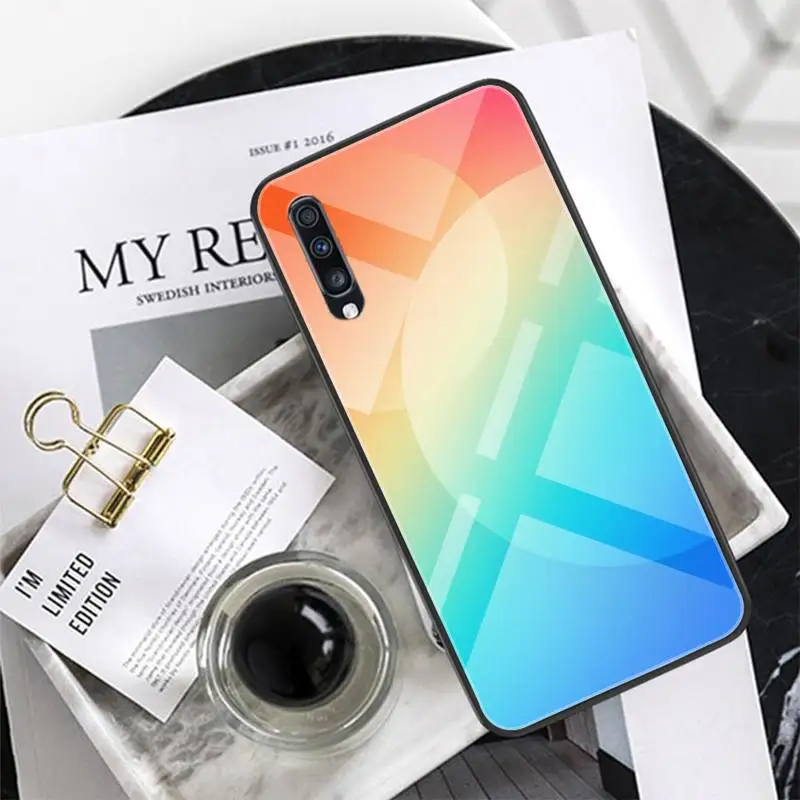 

Colors Wallpaper Phone Case Tempered Glass For XiaoMi 8SE 6 8lite MIX2S Note 3 Redmi Note 7 5 4 Redmi 6A 5Plus 4X