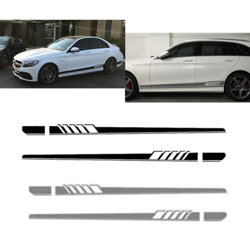 

Автомобильная наклейка, гоночная полоса, боковая юбка для Benz C класса W205 AMG Edition 507
