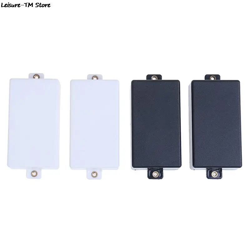 2 шт. черно-белый пластиковый герметичный чехол для звукоснимателя с двойной