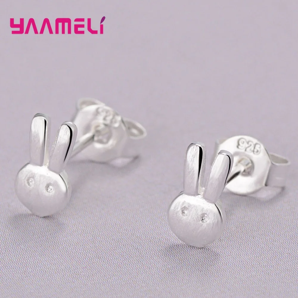 

Mix Styles Geometric Animal Skull Cute 925 Sterling Silver Small Stud Earrings For Women/Man Girls Jewelry Wholesale Oorbellen
