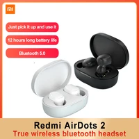 xiaomi redmi airdots2 earbudstrue wireless bluetooth 5 0 earphones portable headset noise reduct headphones tws original