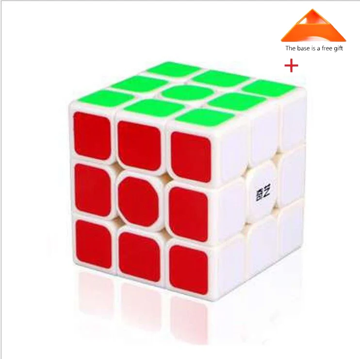 Qiyi 3x3x3 куб профессиональный 5,7 см скоростной куб для кубика-пазла Neo Cubo Magico стикер для детские образовательные игрушки - Цвет: 1