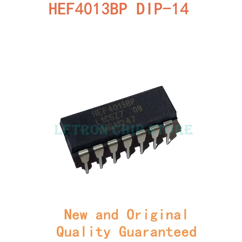 Оригинальная и Новая интегральная схема HEF4013BP DIP-14 HEF4013B DIP, 10 шт.