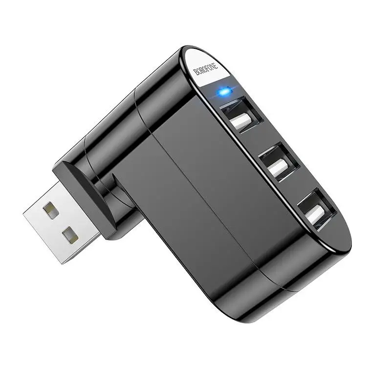 Трехпортовый USB-разветвитель BOROFONE DH3 компьютерный ноутбук универсальная зарядка