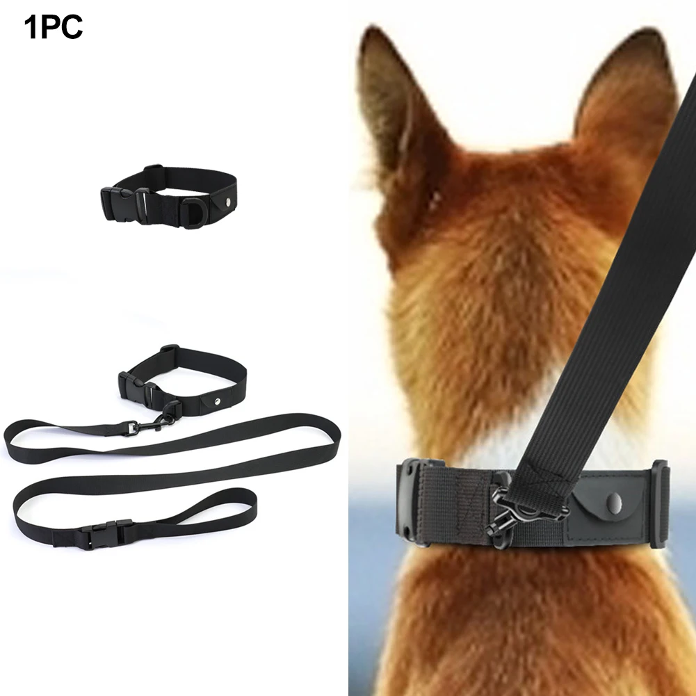 

Dog Collar Locator Set Leash Wear Resistant Adjustable Belt With Buckle Outdoor Indoor Neck Strap Dog Accessories