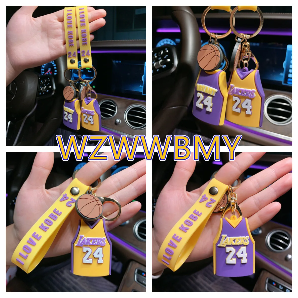 

Popular DIY Cartoon Basketball Jersey Keychains For Boy Car Key Chain Pendant Valentine's Day Gift Wholesale Keyring Jewelry