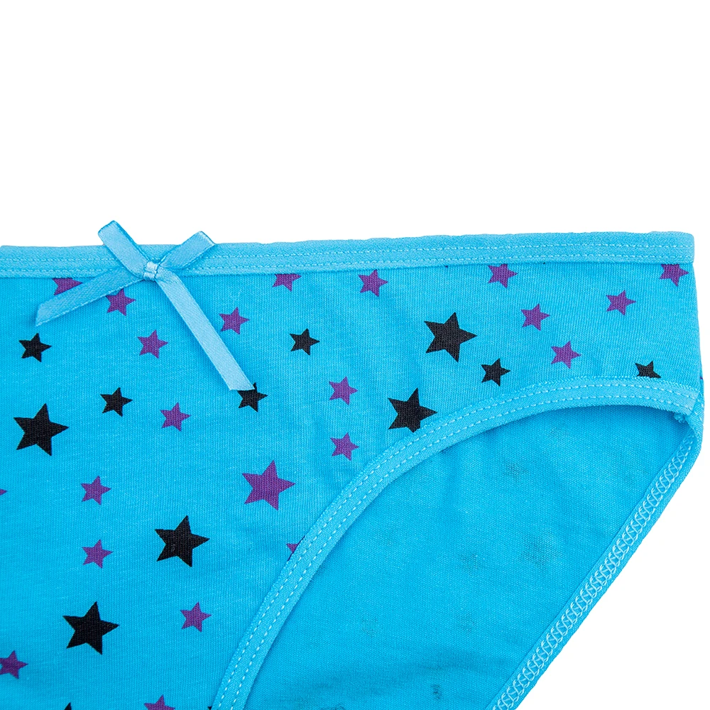 Хлопковые женские трусики сексуальные для женщин нижнее белье с принтом звезд