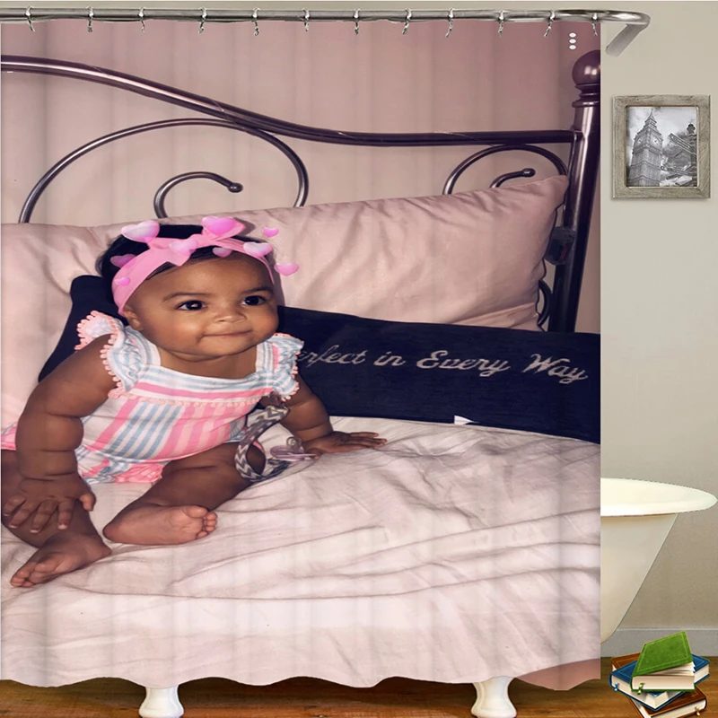 Закат африканская занавеска для душа Женская водонепроницаемая ванной из