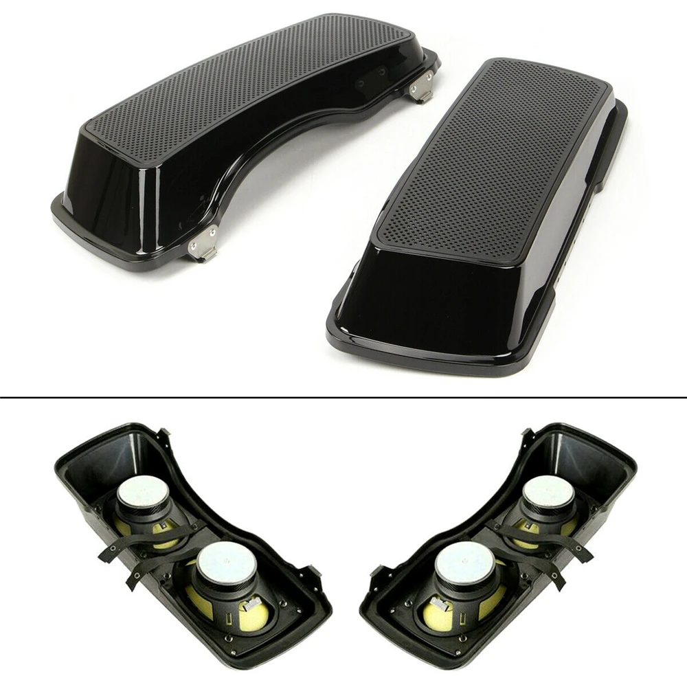 

Dual 6x9 Saddlebag Speaker Lids For Harley Touring Road King Road Glide 1993-13