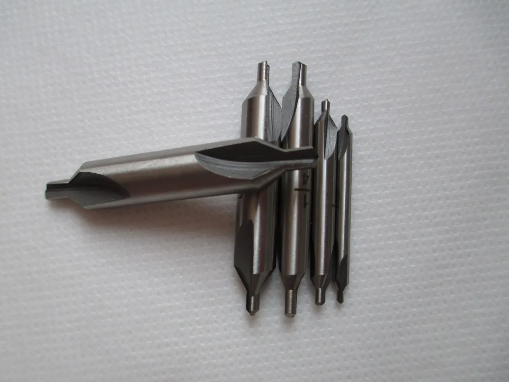5 шт. 1/8 &quot3/16&quot 1/4 &quot5/16&quot 3/8 &quotHSS комбинированный центр сверла зенковки биты