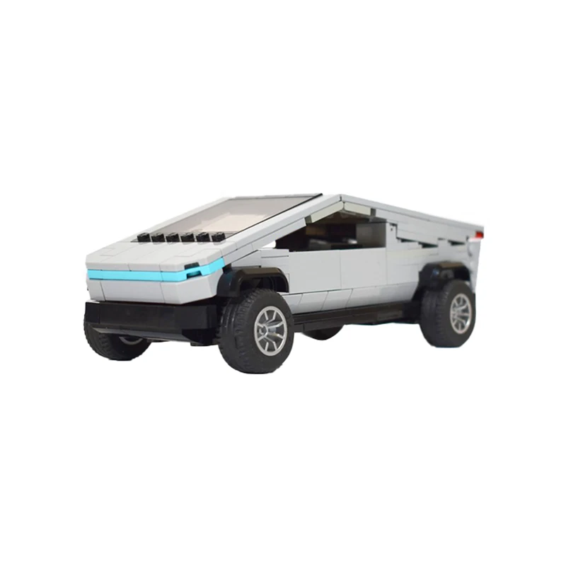 

Конструктор гоночный автомобиль будущего MOC, гоночный автомобиль, игрушка «сделай сам», подарок на день рождения