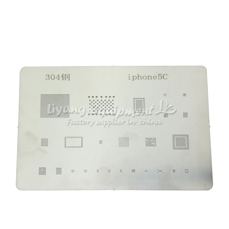 14 шт./лот BGA прямой трафарет с подогревом олово для iPhone 4 4S 5 5S 5c 6 6Plus 6S 6splus SE iPhone7 7Plus 8