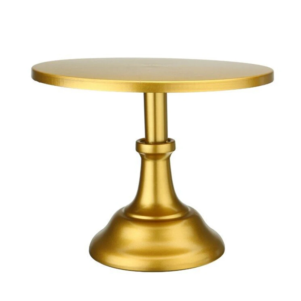 

Round Tray Afternoon Tea Portable Wedding Decor Cake Stand Dessert Display Anniversary Holder Bakery Birthday Party Iron Serving