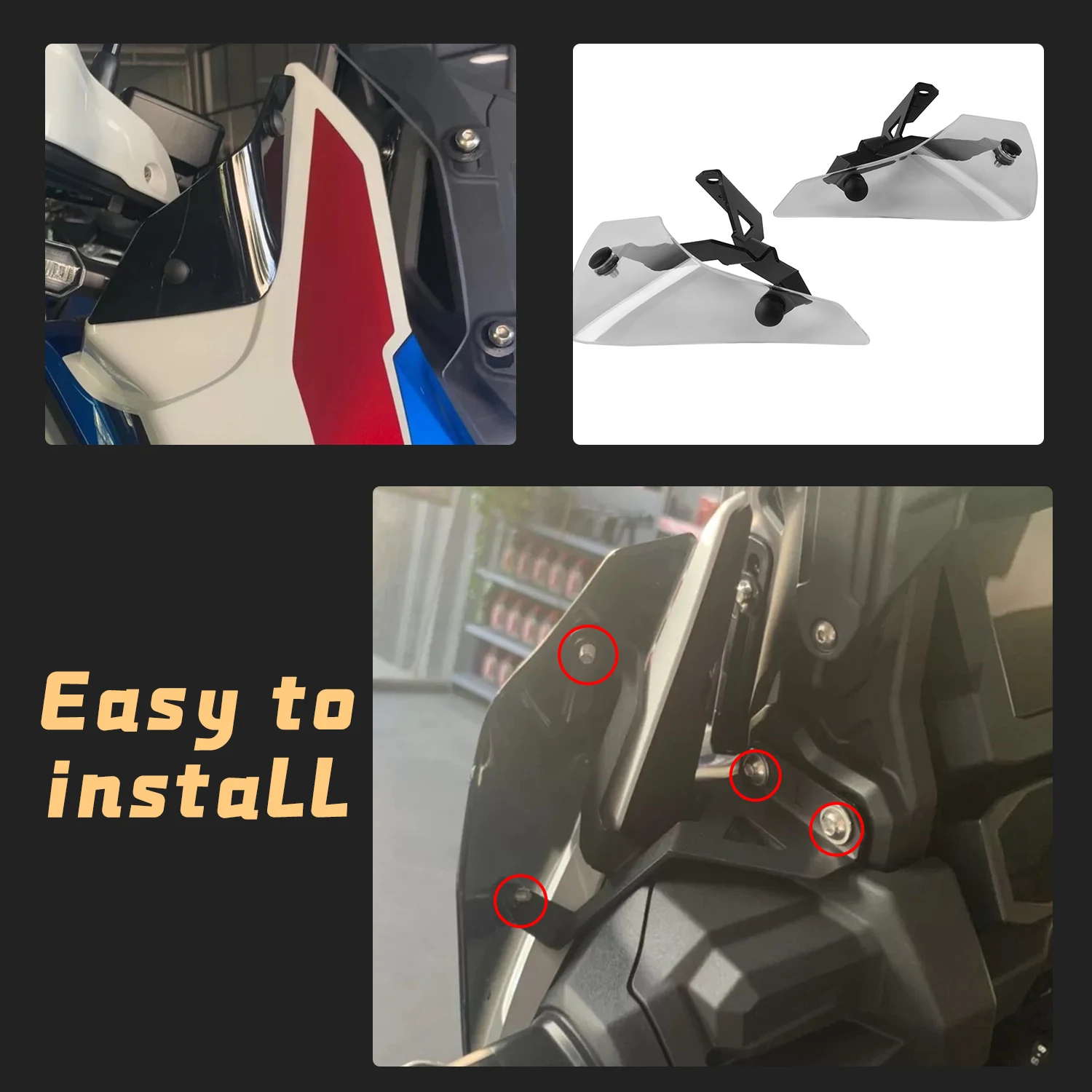 Покрытие для ветрового стекла CRF 1100 L боковые панели дефлектор ветра Honda CRF1100L Africa