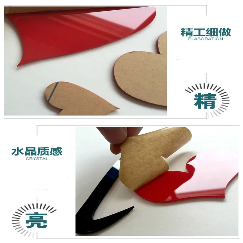 

Acrylic DIY 3D flower wall stickers hanging orchid bedroom porch living room sofa background wall decoration mirror wall sticker