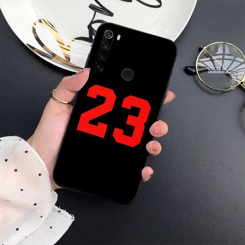 

Basketball 23 24 Lucky Number Phone Case For Xiaomi mi 9 9t 10 redmi 9 9a 8 8a note 10 9 9s 8 8t 7 pro max funda