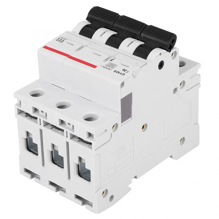 Мини-автоматический выключатель GYM9-C65 миниатюрный автоматический 3 полюса 400 В