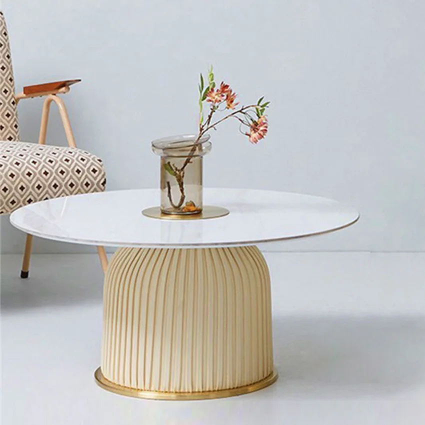 

Домашние чайные столы, минималистичный современный журнальный столик для маленькой квартиры, скандинавский круглый журнальный столик, меб...