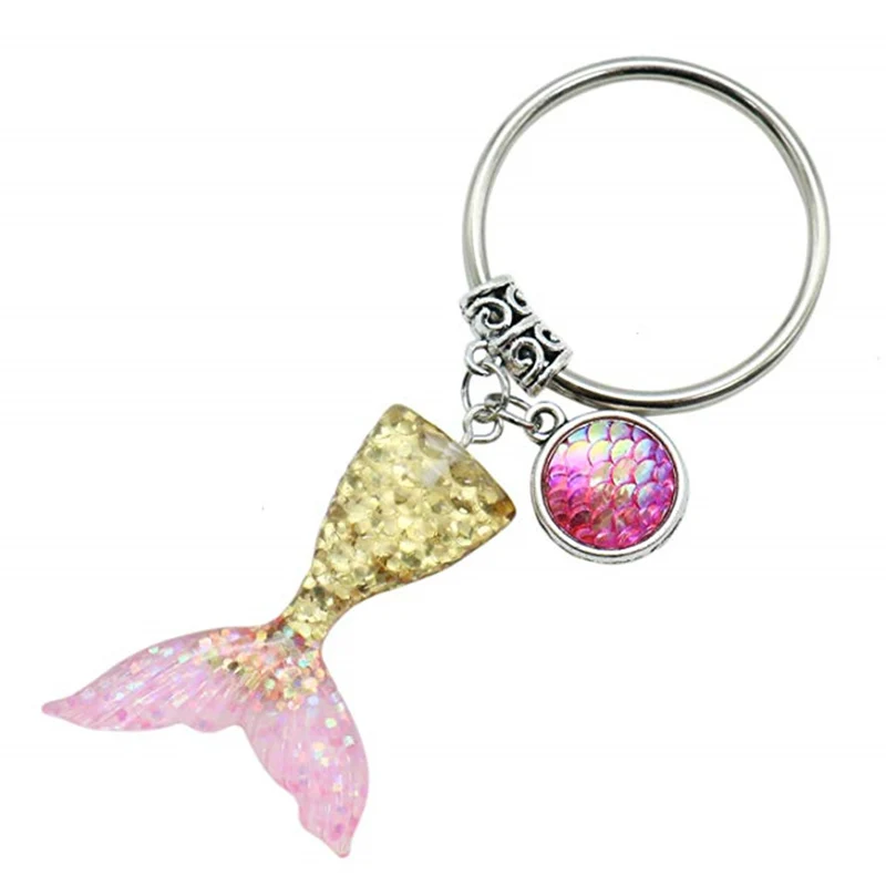 5 шт. меняющийся цвет узор русалки градиентный рыбий хвост в форме рыбьей чешуи