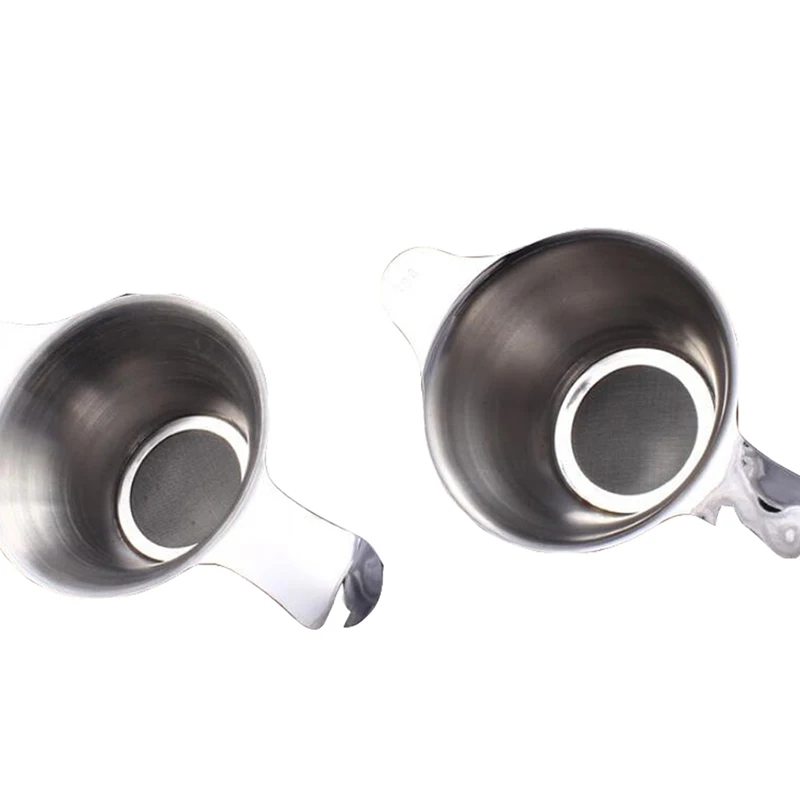 

1PC Stainless Steel Tea Strainer Fine Mesh Chinese Kungfu Tea Leaf Funnel Filter For Tea & Coffee Kitchen Accessories