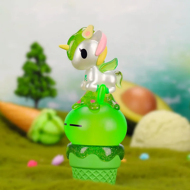 6 шт./лот коробка для слепых игрушек сумка Токидоки единорога мороженого коробок