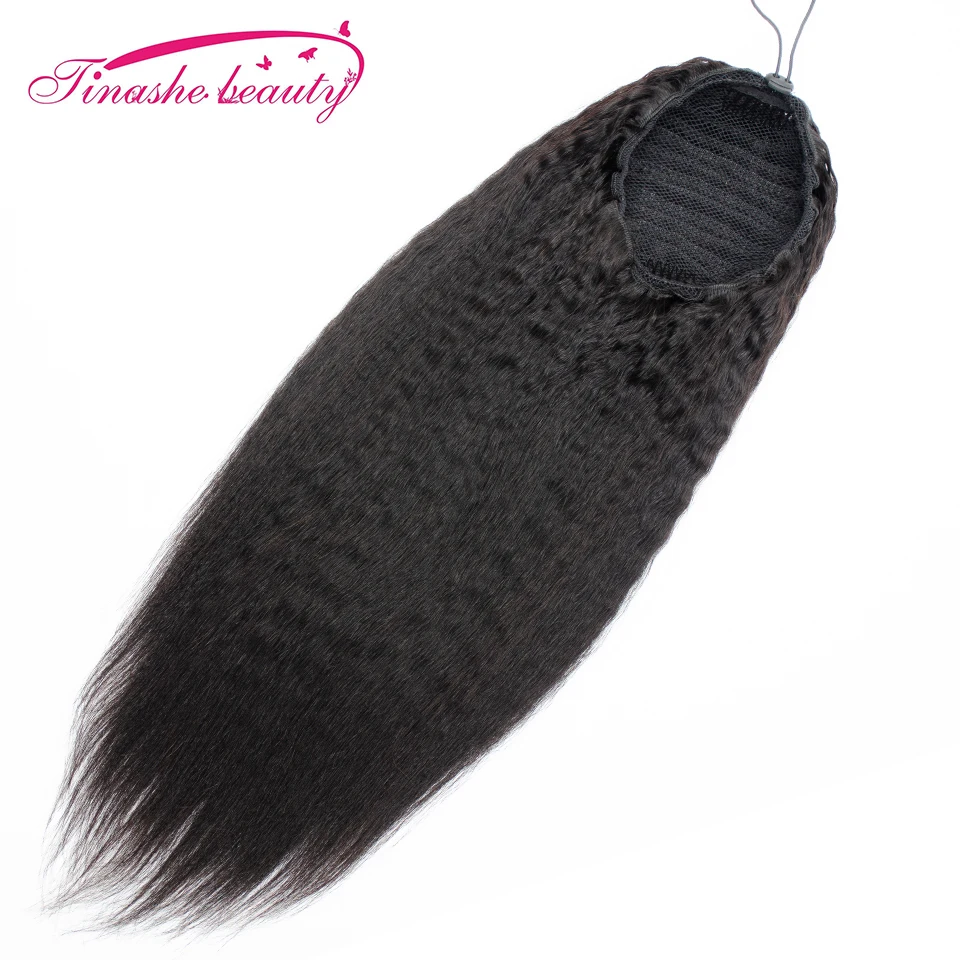 Женские прямые вьющиеся волосы Tinashe Remy на клипсе конский хвост натуральный