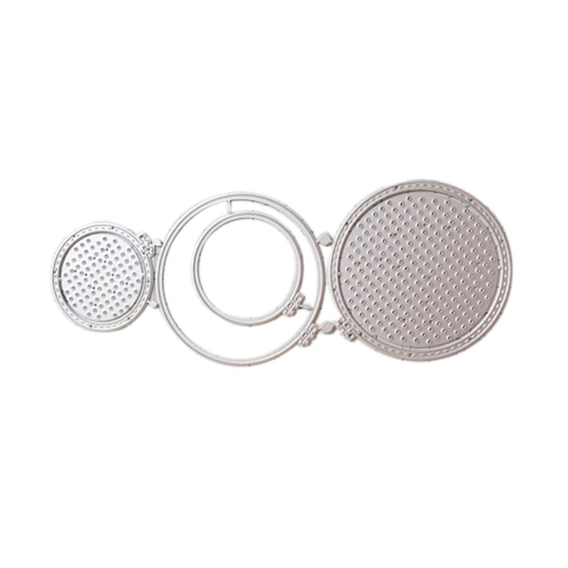 

Трафаретный вырубной штамп трафарет формы круглый Форма DIY Инструменты для тиснения для альбома Скрапбукинг искусство изготовления открыт...