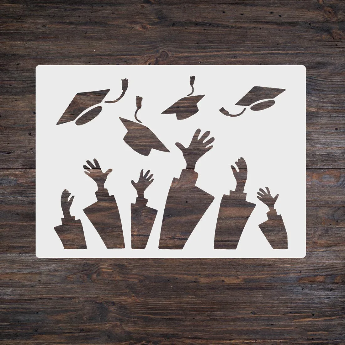 

15PCS Graduation Decorations 2021 Stencils Template for Painting on Wood Wall Canvas DIY Furniture Crafts Reusable Home Decor