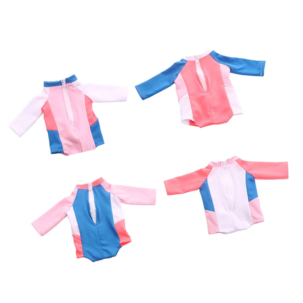Модный Цельный купальник пляжный костюм для 18 дюймовых кукол игрушечное
