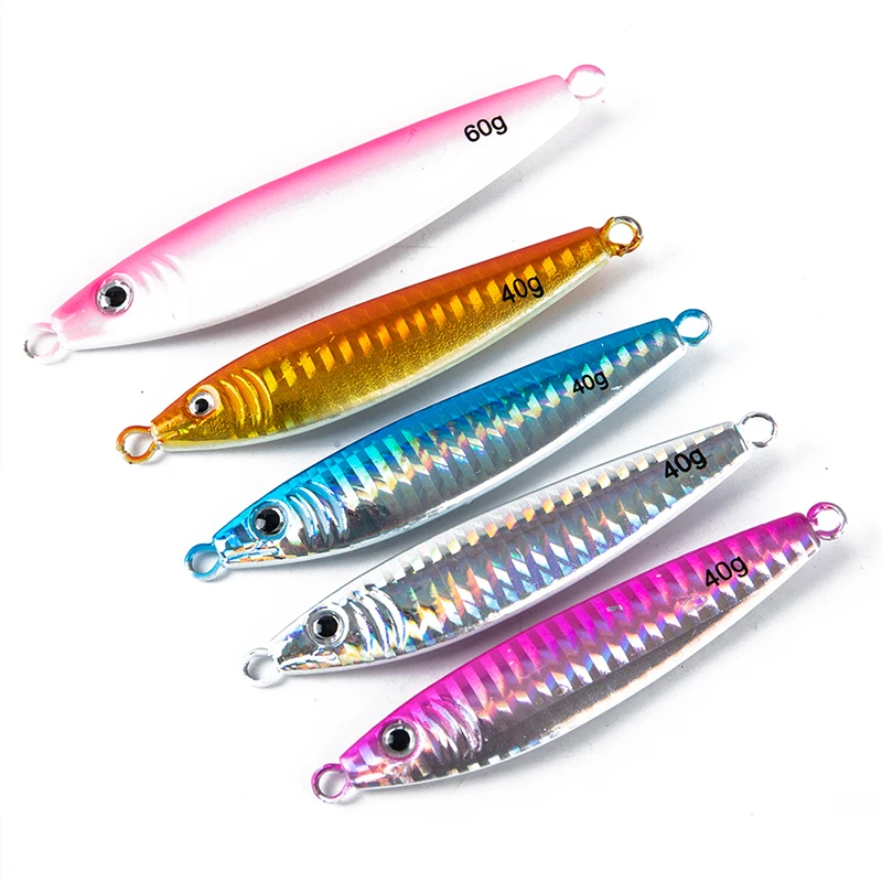 

Metal Jig 40g 60g 80g Jigging Saltwater Fishing Lure Fishing Accessories