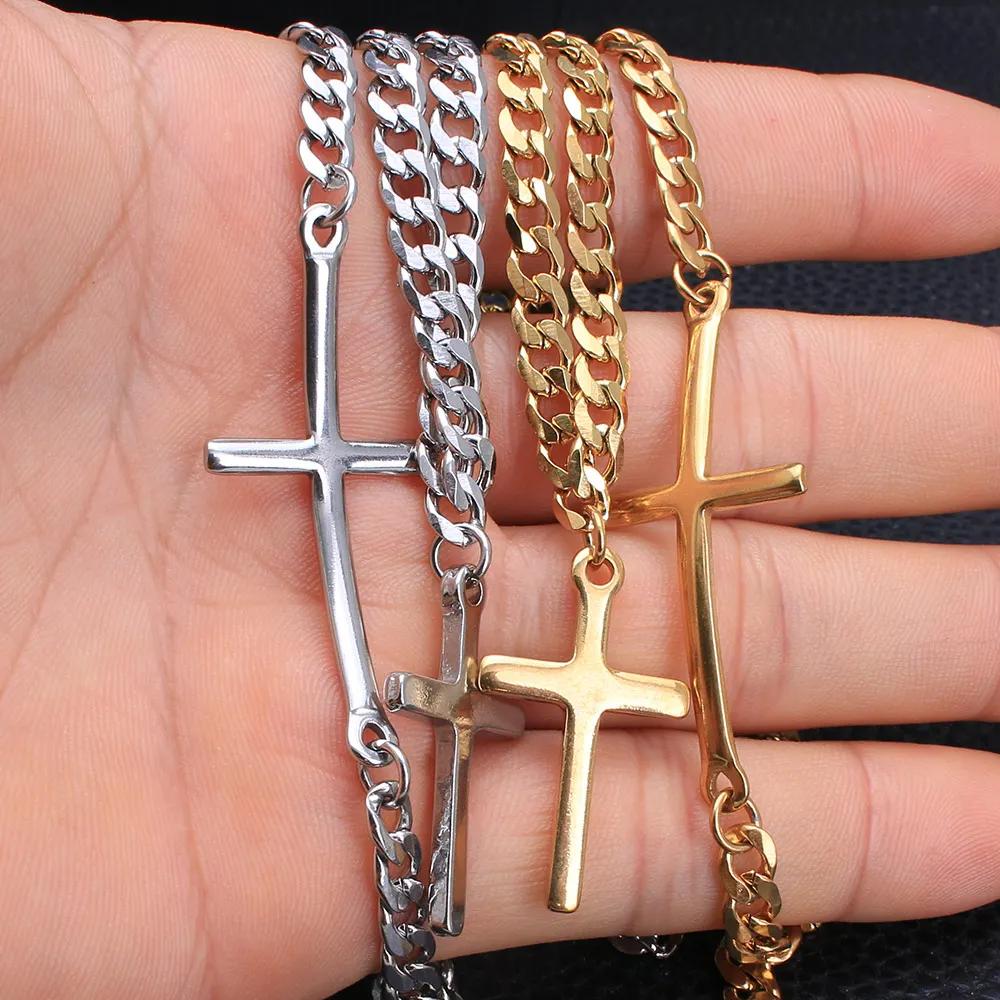 Ювелирный Комплект из цепочки и браслета нержавеющей стали | Украшения