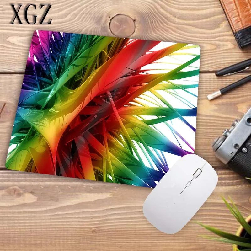 

XGZ Abstract Cool Colorful Lock Edge Gaming Mouse Pad Gamer Game Mouse Pad Anime Mousepad Mat Speed Version for Dota2 LOL Dota2