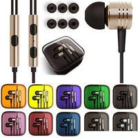 3 5mm jack earphones headset in ear headphones stereo earbuds volume remote control handfree call for iphone 6 smart phone