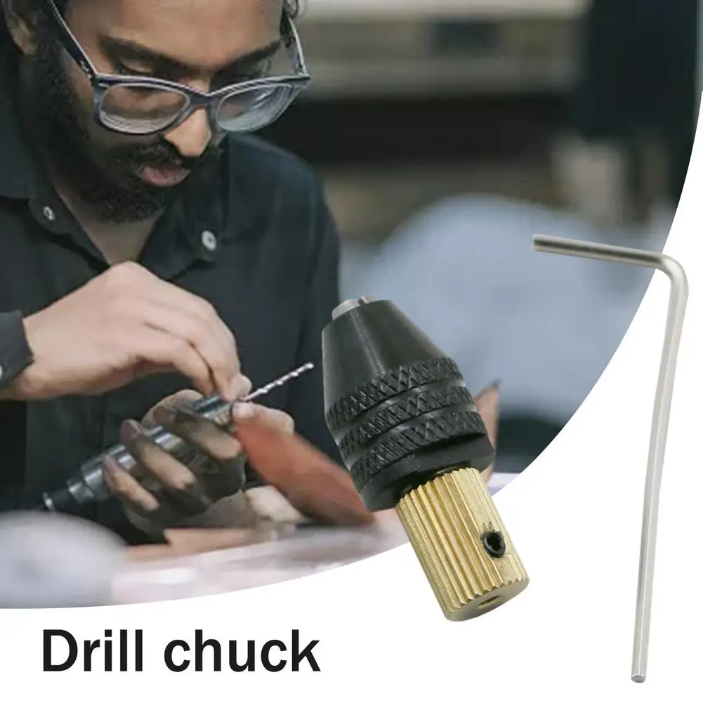 

Electric Motor Shaft Mini Chuck Micro Chuck Fixing Device Alloy Material Durable Anti-rust Suitable For Mini Electric Drills W