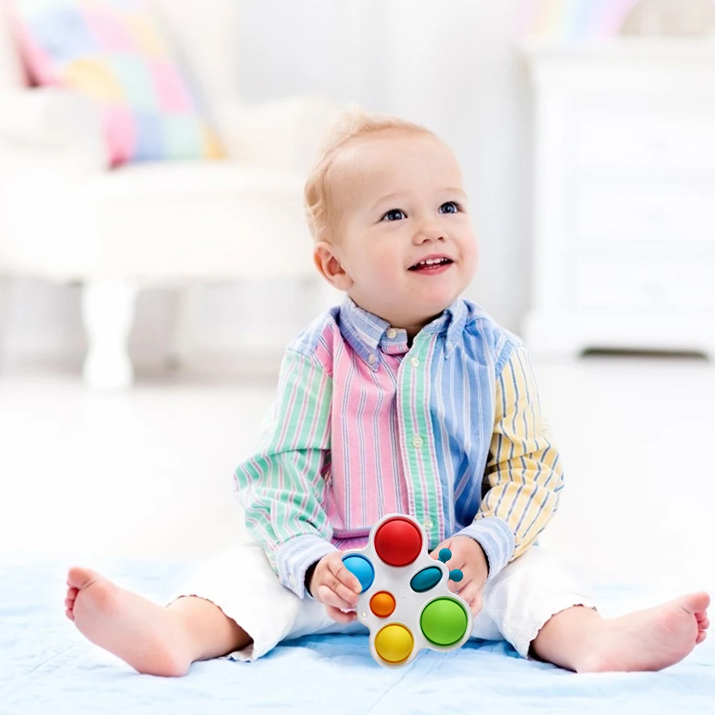 Juguete sensorial para beb&eacute;s, tablero de presi&oacute;n Simple-0