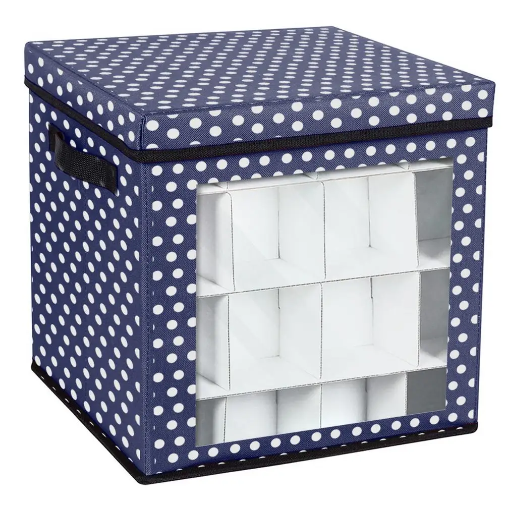 

Christmas Ornament Storage Box - Zippered Closure Ornament Containers 64 Grill Christmas Ball Organizer Holiday Accessories St